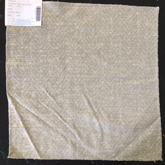 BAILEY & GRIFFIN Cosmati in Pearl 16 3/4 x 17 1/8″ Woven Chevron Fabric Sample