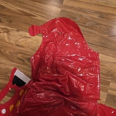 Heavy Vinyl Holiday Seat Taiwan Sold As Is, Parts, Display Or Crafting Material