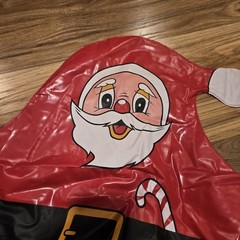 Heavy Vinyl Holiday Seat Taiwan Sold As Is, Parts, Display Or Crafting Material