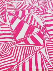 Lilly Pulitzer Capri Pink Yacht Sea Sailboat Slub Cotton Fabric – 3FT x 5F
