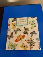 BRAND NEW CREATE IT 100% COTTON BUTTERFLIES PRECUT SEWING AND CRAFT FABRIC 18X21