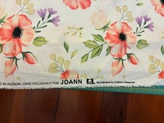 Magic Moon Floral Pastels apparel quilt print home decor fabric two (2) yd piece