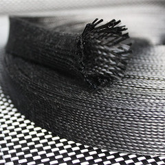 2-40mm Carbon Fiber Braided Rope Tube Hollow Conductive Belt Sleeves Tube