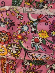 Vera Bradley /Braemore RARE Mickey Minnie Design Exclusive Fabric 13 Ft x 6 Ft