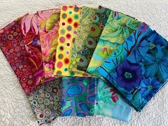 Kaffe Fassett 12 pc Fat Quarter Bundle Quilting Fabric – rainbow of colors
