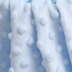 Minky Dot Fabric by The Yard 3D Plush Fleece Quilting Soft Craft Material for