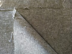 Robert Kaufman Essex Yarn Dye Fabric Olive Linen Cotton Blend- Machine Wash BTHY