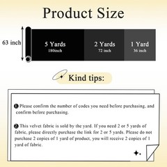 Black Stretch Velvet Fabric 1 Yard 63in Wide Soft Sewing Craft Apparel Cloth