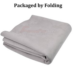 Gray Suede Headliner Fabric Foam Backed for Car Roof Liner Upholstery 108″x60″