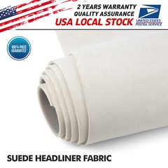1PCS 79”x60” Headliner Material Suede Fabric Foam Backing For Automotive Roof