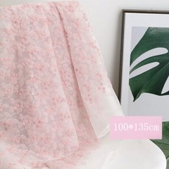 1m Organza Lace Mesh Fabric Furniture Cover Dressmaking Tablecloth Curtain