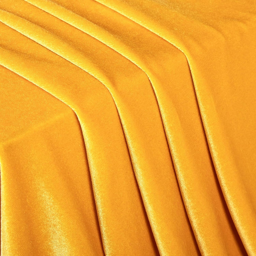 Stretch Velvet Fabric by the Yard, Soft Luxury 240GSM – 63″ Wide, 95% Polyester