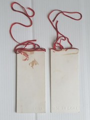 2X Goldfish Koi Black Fantail bookmarks Fish Pond Oriental Chinese Gifts