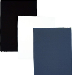 -Black 100% Cotton Fabric by the Yard for Sewing DIY Crafting Fashion Design Was