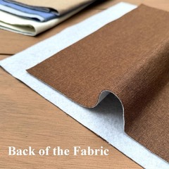 Premium Faux Linen Upholstery Fabric 3 Yard 57in Wide Beige for Sofa Chair