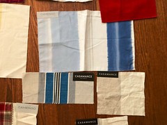 CASAMANCE & CAMENGO 21 pc Mixed Lot 7 1/2″ – 18″ Fabric Samples