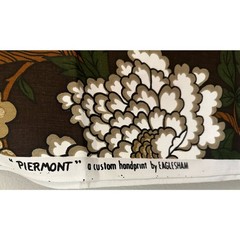Vintage “Piermont” a custom handprint by Eaglesham Fabric 36″ x 48″
