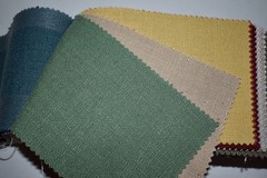 FABRIC SAMPLE BOOK Multicolor ROSEMARY LINEN Vern Yip 48pcs LOT e-z peel back
