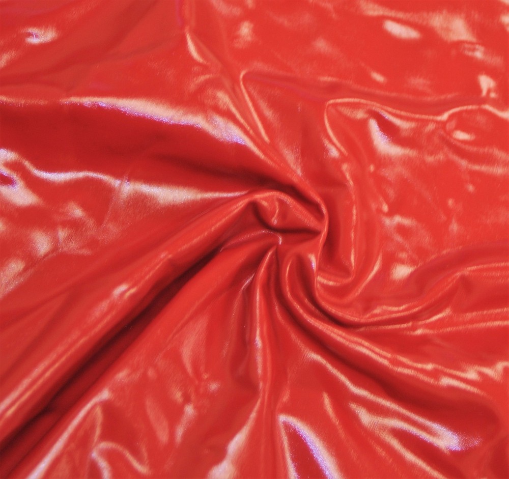 RED DEVIL Lycra heavy 2 way stretch VINYL fetish PVC fabric fabric Half YD 60″