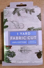 David Textiles – Woodland Pinecones & Evergreen Branches 1 Yard Cut (36″x44″)