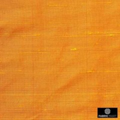 Saffron Orange Silk Dupioni Fabric By The Yard, 41 inches width Silk Fabric