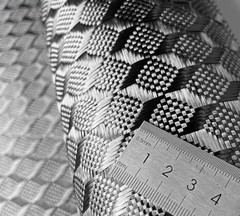 3K 240g Cubed Jacquard Black Carbon Fiber Fabric Cloth Width: 100cm – Roll Pack