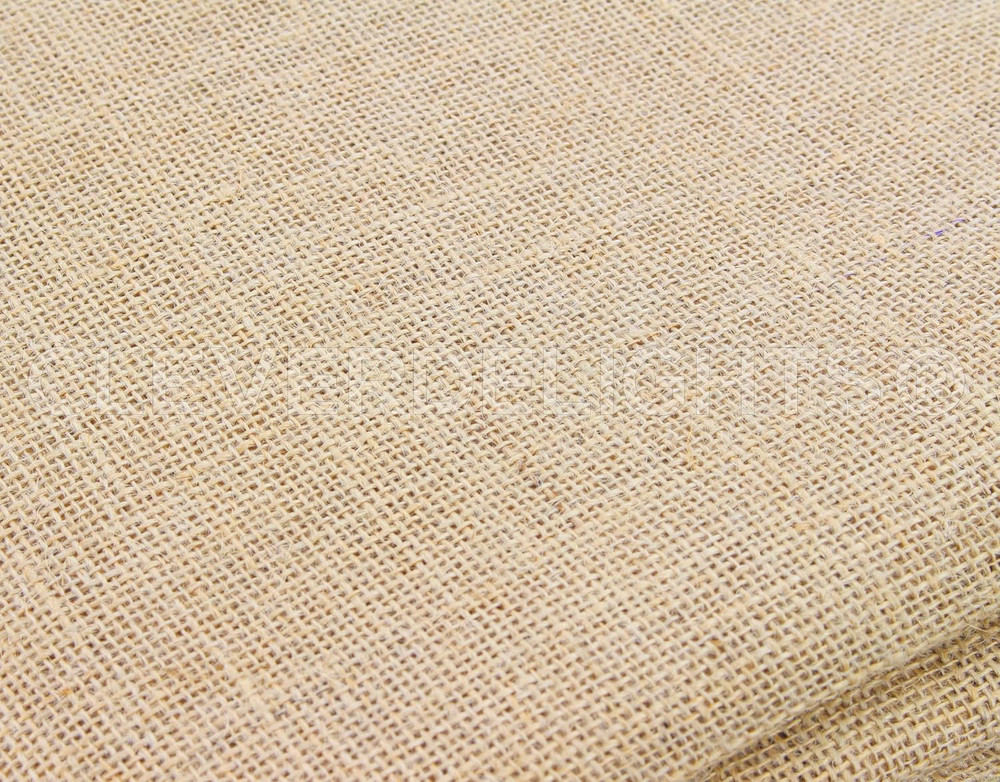 Burlap Fabric – 60 Inch X 5 Yards – Tight Weave Jute Burlap Fabric – 60″ X 5Yd