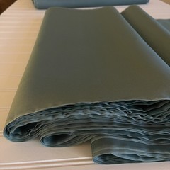 SILK GREEN , FABRIC 10 Yards x 22 Inches Wide or 360 Inches x 22 Wide