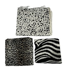 Quilt Craft Fabric Remnants Variety Animal Prints See Photos **READ**