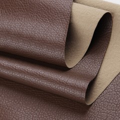 54” Wide Brown Marine Vinyl Fabric Faux Leather Upholstery Crafts By the Yard