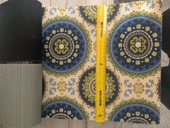 Richloom Fabrics Solarium Fabric Sample Polyester 12×13 64 Pcs Olefin 6×9 40 Pcs