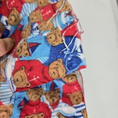 JoAnn Teddy Bear Nautical Fabric 2 Yards 15 Inches x 40″ Wide Cotton Flannel