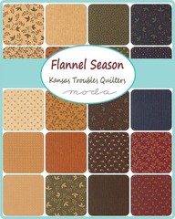 Moda FLANNEL SEASON Layer Cake 100% Cotton 10″ Precut Fabric Squares (42 pcs)