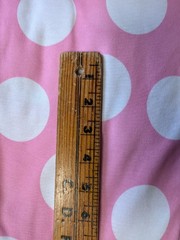 Cotton knit jersey 2.75 yards x 60 inches wide Pink Polka Dot
