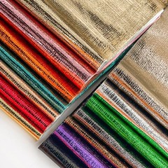 ONEART | Green Soft Metallic Embossed Textured Faux Leather, 12″×54″ Green-r