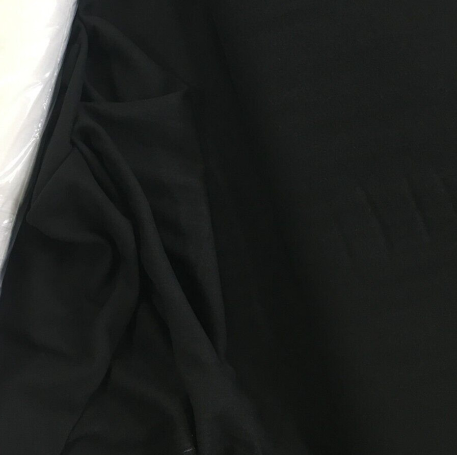 Richlin Fabrics – Gauze (GZ-0109) Black – 52″wide – 100% Cotton ~ Per 1/2 Yard