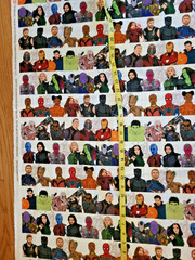 Avengers Marvel Comics famous characters cotton quilting fabric bhy x 44″ w wow