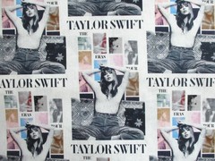 Taylor Swift Eras Tour Posters on 100% Cotton Fabric by the 1/4 Yard : 9″ x 57″