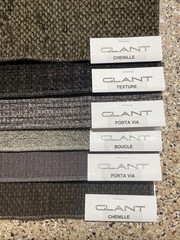 Glant Fabric lot of 42 Large Squares Scrapbooking Crafts 12 X 12