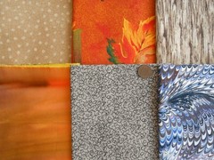 30 BROWN Yellow TAN Orange Fat / Long Quarter Quilt Fabric Bundle Lot