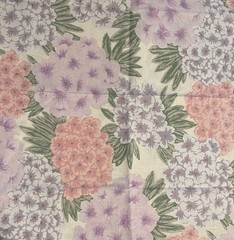 Cotton Fabric Floral Hoffman California Fabrics Half Yard X 44” Sewing Quilting