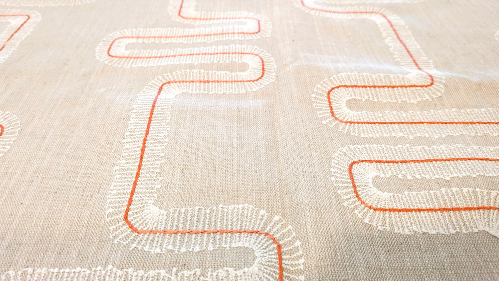 Clarke & Clarke Emma J Shipley Mikkel Citron Linen Cotton Decorator Fabric