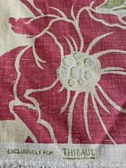 Thibaut Hampton Ponds Fabric Pink Floral/Flowers Pattern 54″ x 77″