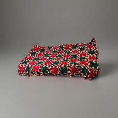 Handmade Crochet Christmas Vintage Blanket Throw 60 X 40