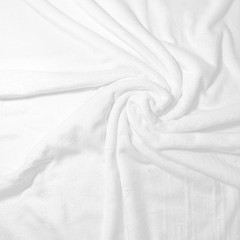 White Sew Lush Fleece Ultra-Soft Texture Fabric, 57” Wide x 15″ Long