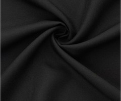 $36 for 2 Yards, Black 100% Wool Gabardine For Jacket. Pants. Skirt & Dress #138