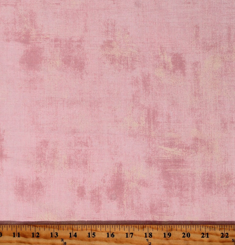 Cotton Grunge Brushed Solid Light Pink Fabric Print by Yard D146.24