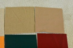 10 Pieces, 6″ x 6″ Wool Squares, 100% Wool, P02