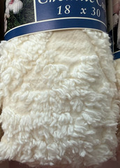 Chenille 18×30 Wimpole Street Creations Lot of 3 Cream Sewing Crafts Doll Quilt