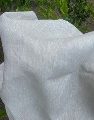 100% Linen Fabric Breeze Semi-Natural Heather 167gsm (4.9oz) , Swatch Available